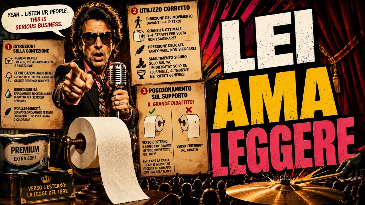 Lei ama leggere (le istruzioni sulla carta igienica) - lyrics & music by Gianni Peteani