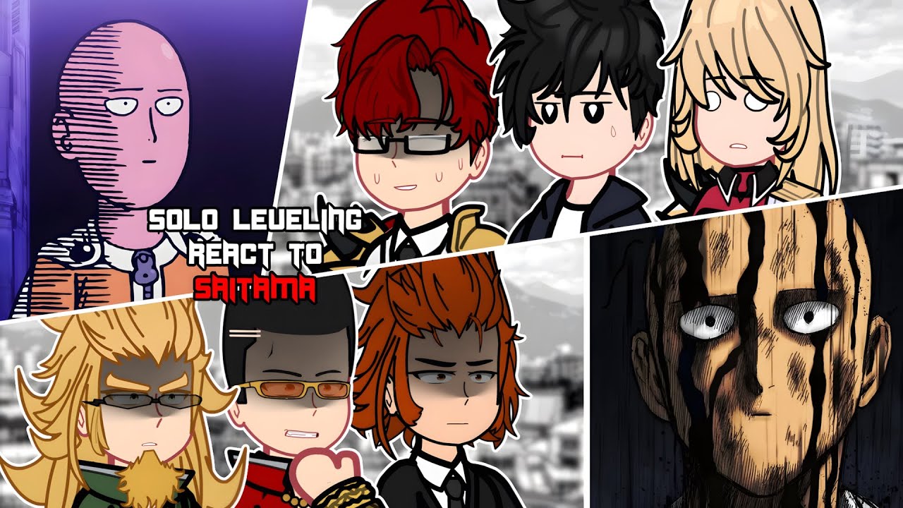 Solo Leveling react to Saitama | Hunters | One Punch-Man | GACHA REACT