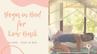 Yoga In Bed For Low Back