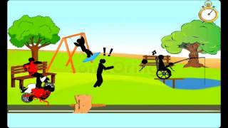 Stick Death Level 2 - Park Walkthrough screenshot 5