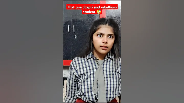 That one chapri and rebellious student😂#@Kajalrajput50#funny#comedy#trending#viral#youtubeshorts