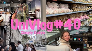 UniVlog#40: Испания-Англия; кабина пилота и большой шопинг с мамой:)