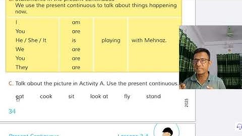 Class 4 English Unit 17 In The Park. Lesson 1-2 Page 34