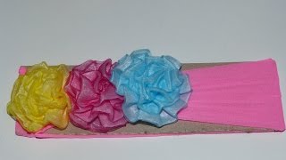 Accesorios  faciles,Balacas niÃ±as.  Flores para Balacas, hair bows for baby