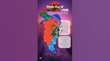 Ethnic Map of Greater Albania | 2025 | #map #history #geography #mapping #albania #europe