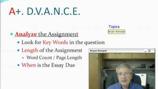 Excellent Essays - Analyze the Assignment  Part 1 - Online Writing Classes