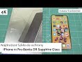 Najdroższe SZAFIROWE Szkło do ochrony iPhone 11 Pro Benks DR Sapphire Glass | Montaż, Wrażenia