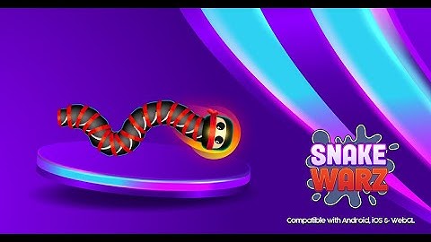 Snake Warz IO (slither, worm) Exclusive Unity game template for Android, iOS & WebGL