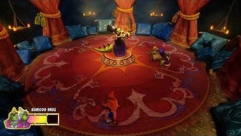 Crash Bandicoot 2 Cortex Strikes Back - Level 12 - Komodo Brothers