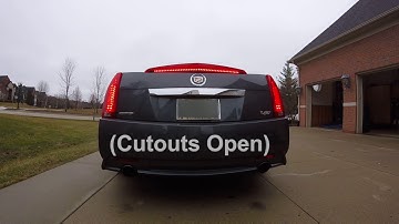 2011 CTS V Exhaust Cutout Comparison + HUGE Pulls