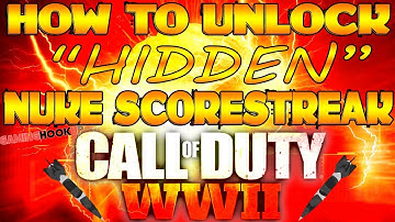 COD WWII | HOW TO UNLOCK "SECRET" NUKE SCORESTREAK v2 ROCKET (Call of Duty WWII Brutal Medal)