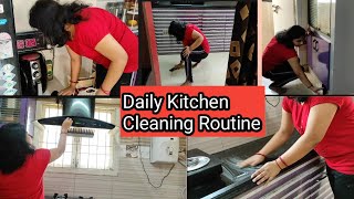 50 minutes Daily Morning Kitchen Cleaning Routine | Indian Cleaning Vlog | Indian House Cleaning