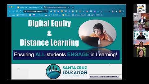 Digital Equity & Distance Learning - CORE Coffee Chat (9-15-20)