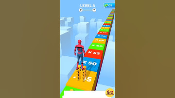 Spiderman Skater Stacker (level 5) Fun Gameplay #shorts