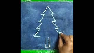 Christmas Tree Drawing Xmas Tree Drawing