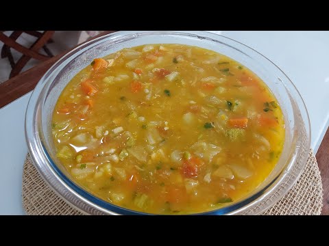 Vídeo: Sopa de Legumes com Frango: Receita Nutritiva e Rápida de Panela