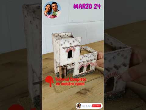 🔴invitación NUEVO VÍDEO Casas en Cartón Para PESEBRES @ArteentusmanosconLiliySam 2025