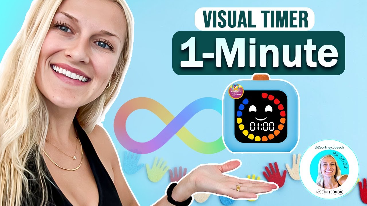 1 Minute Visual Timer for Kids | Autism, ADHD, Executive Function Support