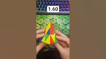 Pyraminx Solve of the Day 11/11 - 1.60 #pyraminx #rubikscube #cubing #speedcubing #puzzle #shorts