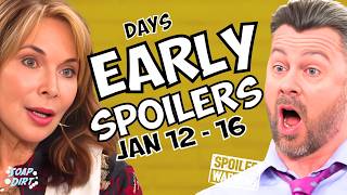 Days of our Lives Early Spoilers Jan 12-16: Kate’s Slick Move & EJ Throws a Fit | Soap Dirt