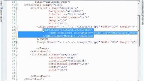 Silverlight Drag and Drop Framework