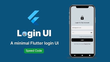 Flutter Login UI Speed Code | Minimal & Clean Design in Flutter | Flutter Girl