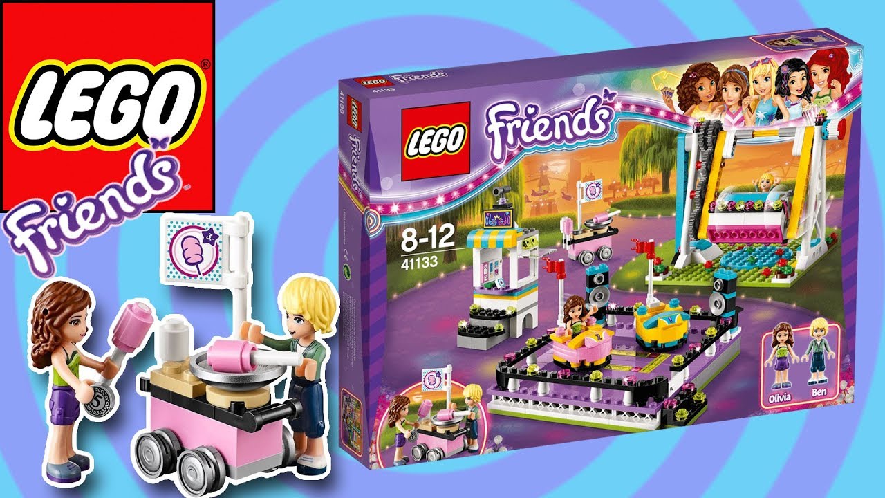 LEGO FRIENDS - AMUSEMENT BUMPER CARS PART 2 - FUN PLAY| Little Kelly & Friends ToysReview for Kids