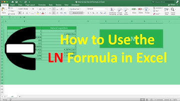 How to Use the LN Formula in Excel - Compute Expert
