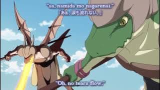 Reimei  full version by TRUE   AMV w  Lyrics   Tensei Slime Ep 34 Insert Song Megiddo Theme