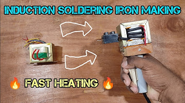 Induction soldering gun/iron making with old 230v/12v3A transformer
