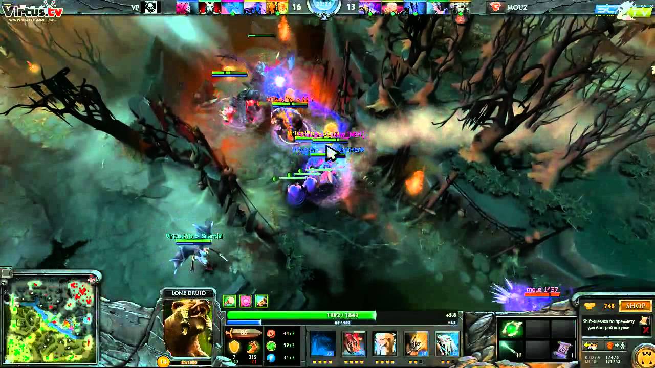 The International 2 West Qualifier: Virtus.pro vs Mouz @ Winners Bracket Semifinal Game 3