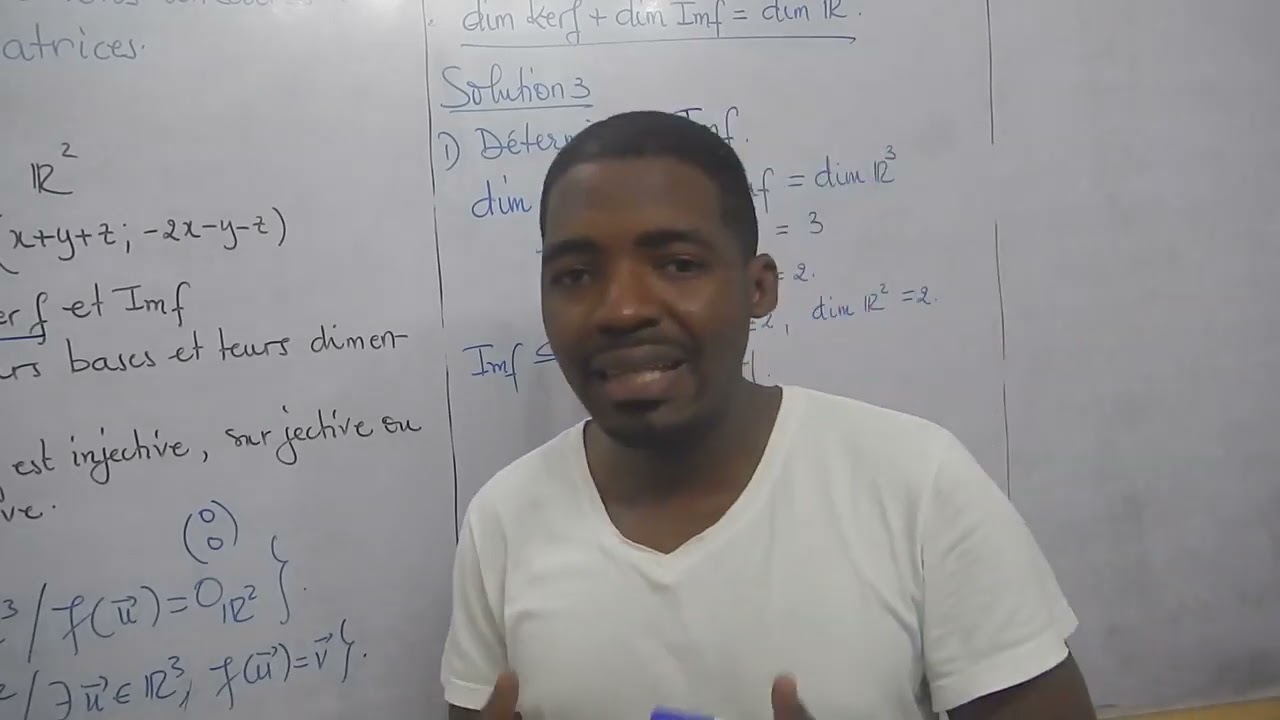 Déterminer Imf D'une Application Linéaire