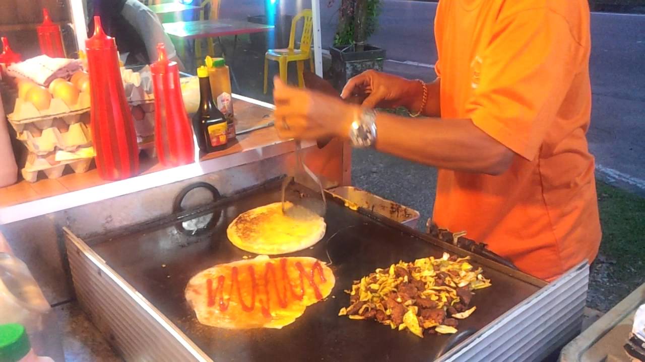 Din Burger (Roti burger bersaiz besar)