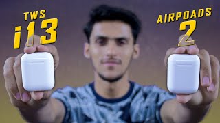AirPods 2 vs TWS i13 Comparison Review | Asli Sach 🔥 - YouTube