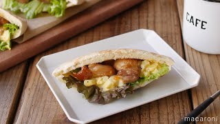 フライパンで簡単！てりたまチキンピタパン