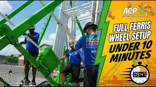 How We Set Up a Ferris Wheel from Start to Finish | ACP Entertainment
