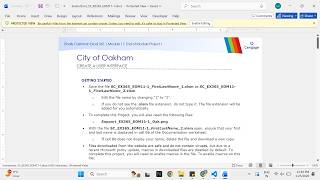 Shelly Cashman Excel 365 | Module 11: End of Module Project 1 City of Oakham