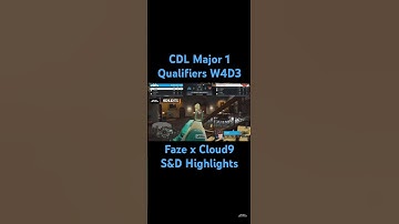 CDL Major 1 Qualifiers W4D3 - Atlanta Faze x New York Cloud 9 - Search & Destroy Highlights