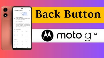 Moto g04 back button setting | Moto g04 me back button kaise lagaye/navigation change, side back