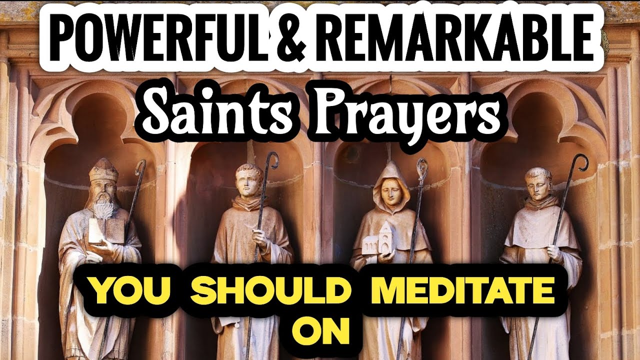 Powerful Saints Prayer Litany To All Saints Prayer To Saints YouTube