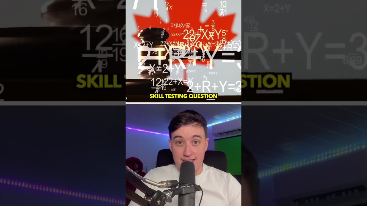 WHY CANADIAN LOTTERY WINNERS HAVE TO ANSWER A MATH QUESTION! 