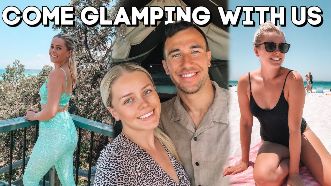 COUPLES FIRST TIME GLAMPING 🌟 Sapphire Coast VLOG!