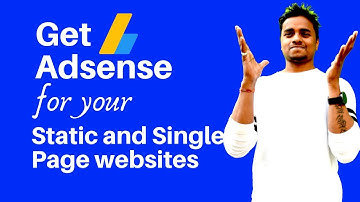 Get Adsense for your Static and Single Page websites - The Nitesh Arya