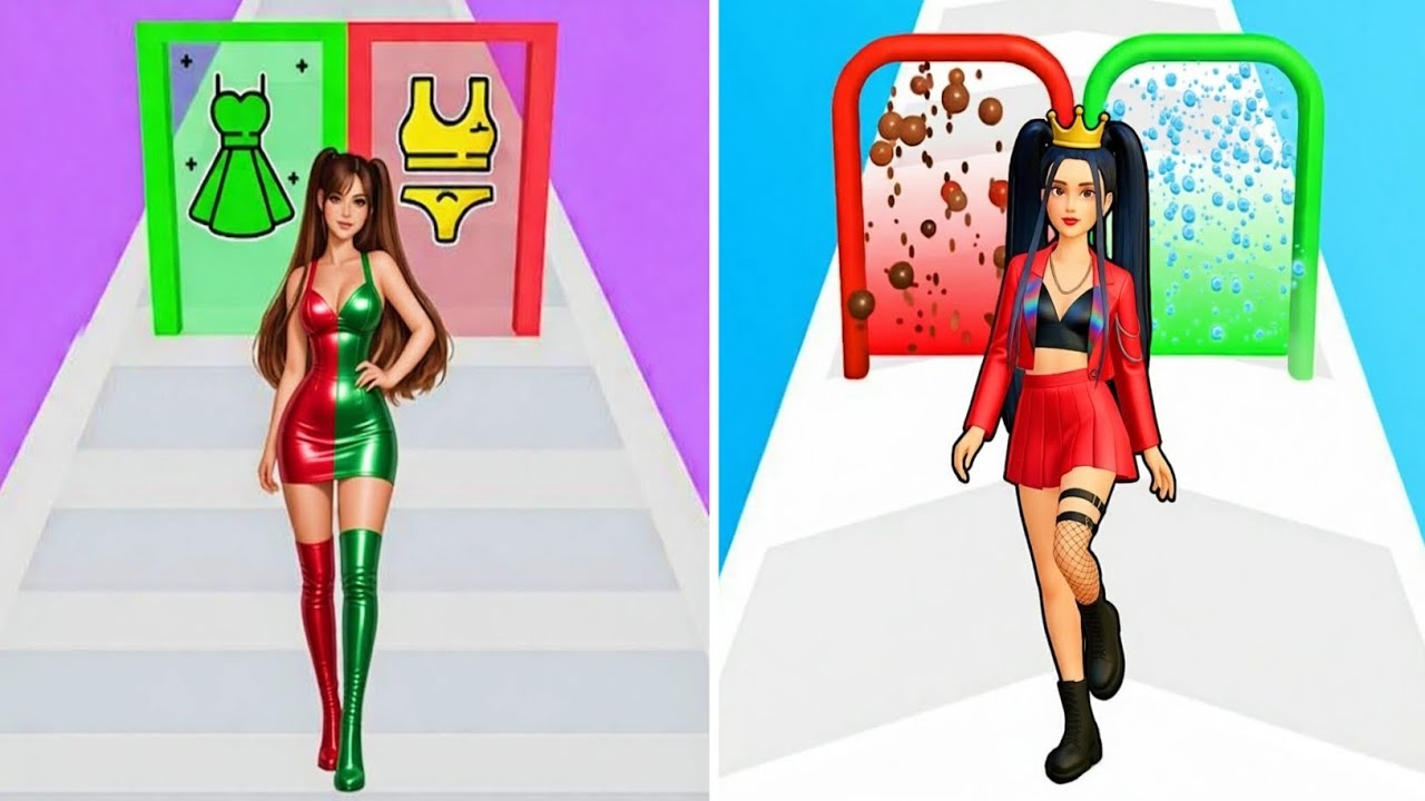 Build A Queen vs Build A Girlfriend Max Level Unlocked SpeedRun Gameplay