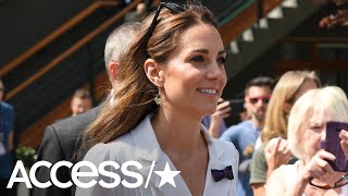 Kate Middleton Surprises Fans By Mingling Outside Royal Box At Wimbledon