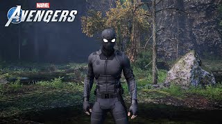 Marvel's Avengers PS4 - MCU Spider Man Far From Home The Night Monkey Suit Combat Gameplay
