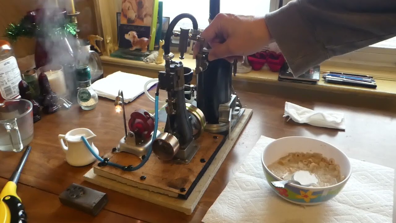PM Research #5 engine, #1 boiler, and Jensen generator on a lunchtime run