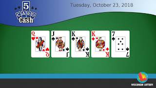 WI Lottery DailyLotto 10/23/2018