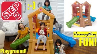 Children's Slides and Playground. Our Indoor Playground Playtime Fun, STEP 2 Double Slide Climber
