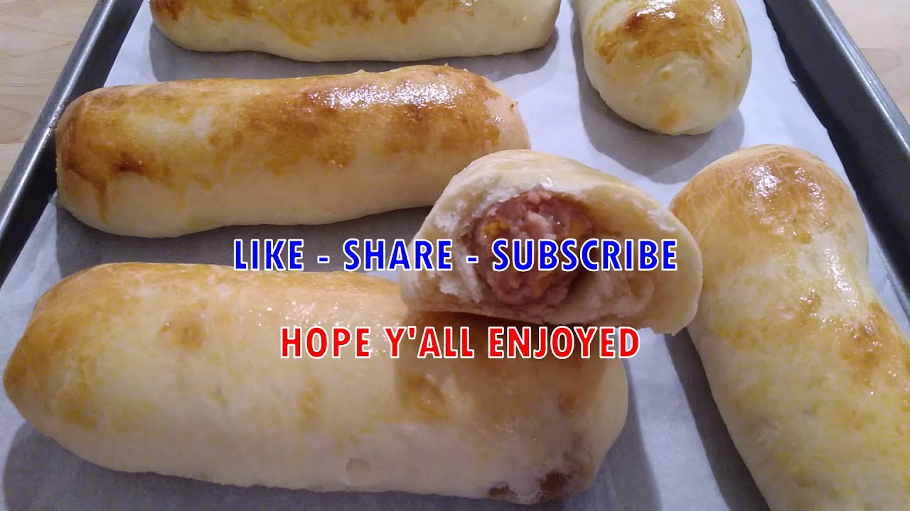 Sausage Kolaches, Home made, easy to make - YouTube